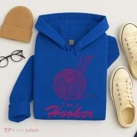 I Am A Hooker Funny Crocheting Crochet Lover Yarn Cool Gift Hoodie thumb 4