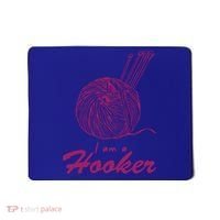 I Am A Hooker Funny Crocheting Crochet Lover Yarn Cool Gift Mousepad thumb 0