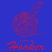 I Am A Hooker Funny Crocheting Crochet Lover Yarn Cool Gift Mousepad thumb 1