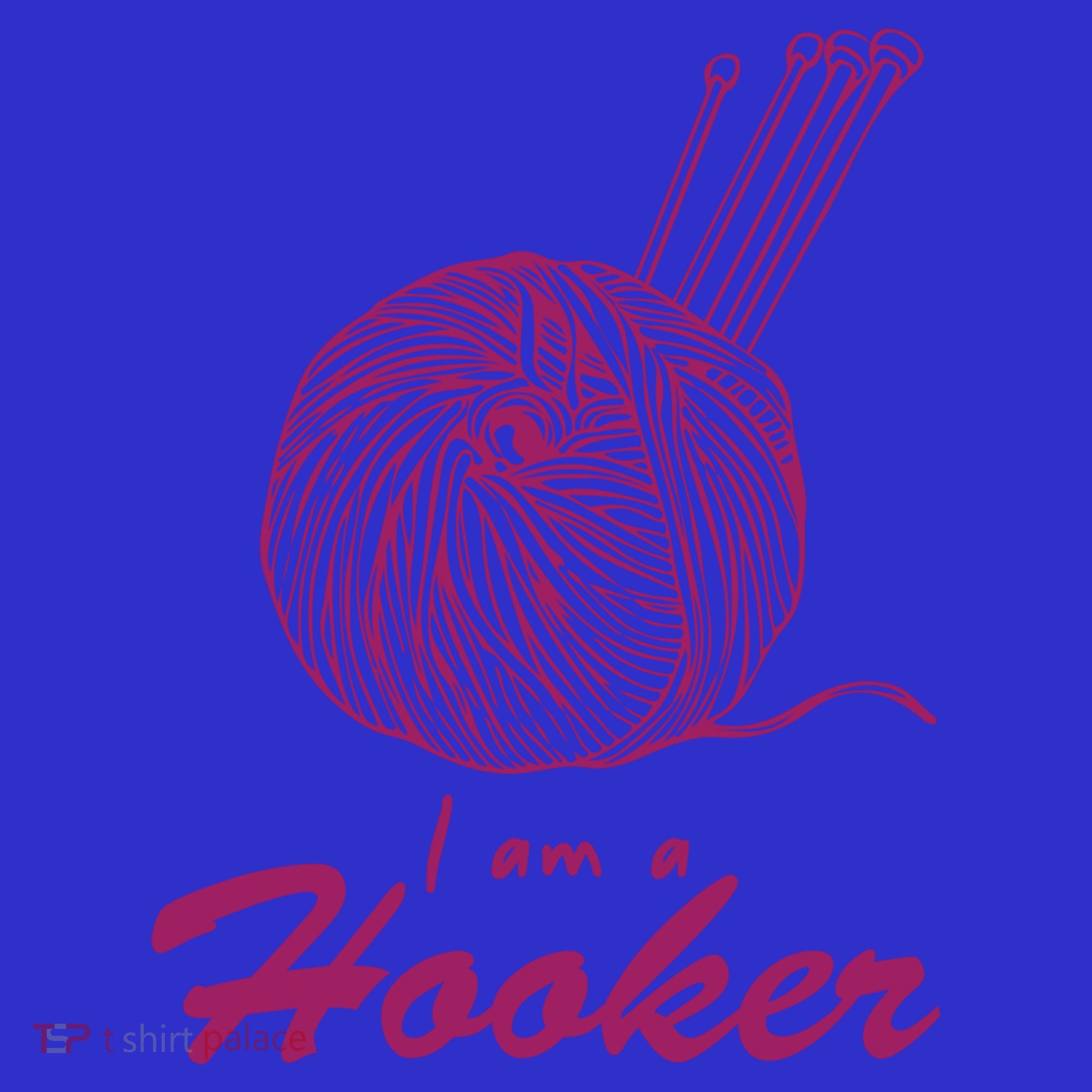 I Am A Hooker Funny Crocheting Crochet Lover Yarn Cool Gift Mousepad