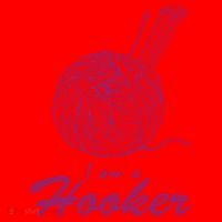 I Am A Hooker Funny Crocheting Crochet Lover Yarn Cool Gift Santa Hat thumb 1