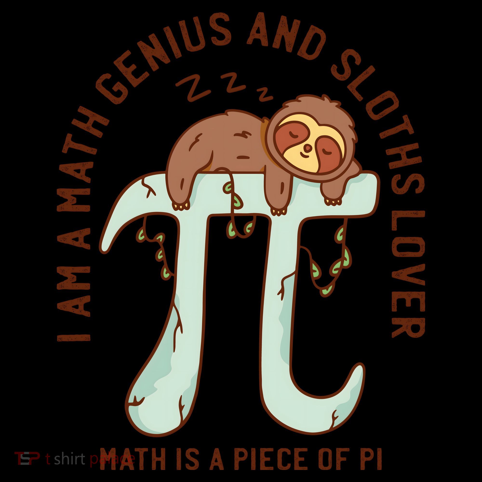 I Am A Math Genius And Sloths Lover Math Is A Piece Of Pi Coffee Mug