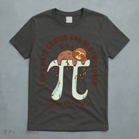 I Am A Math Genius And Sloths Lover Math Is A Piece Of Pi T-Shirt thumb 5