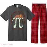 I Am A Math Genius And Sloths Lover Math Is A Piece Of Pi Pajama Set thumb 0
