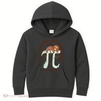 I Am A Math Genius And Sloths Lover Math Is A Piece Of Pi Kids Hoodie thumb 0