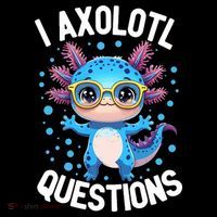 I Ask Axolotl Questions Funny  Cute Salamander  Coffee Mug thumb 5