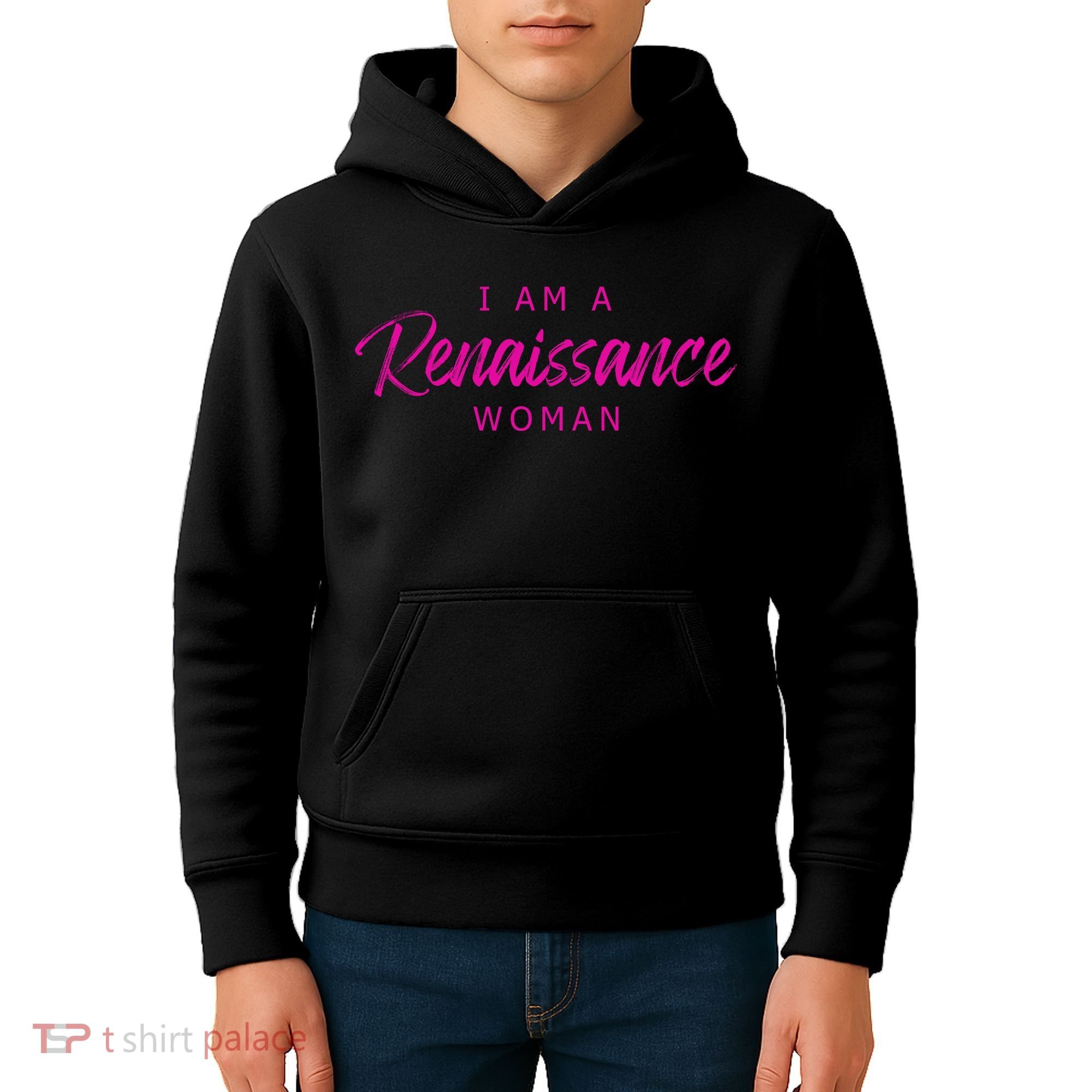 I Am A Renaissance Woman Kids Hoodie