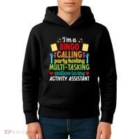 IM Activity Assistant Activities Assistant Kids Hoodie thumb 4