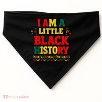 I Am A Little Black History USA-Made Doggie Bandana thumb 0