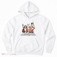 I Am A Multiple Sclerosis Warrior Gnome MS Awareness Orange Ribbon Hoodie thumb 0