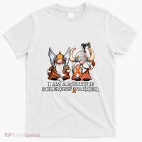 I Am A Multiple Sclerosis Warrior Gnome MS Awareness Orange Ribbon T-Shirt thumb 0