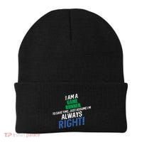 I Am A Game Runner To Save Time IM Always Right Gift Beanie thumb 0