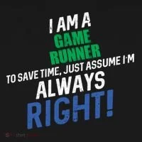 I Am A Game Runner To Save Time IM Always Right Gift Ornament thumb 1