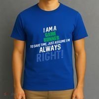 I Am A Game Runner To Save Time IM Always Right Gift T-Shirt thumb 3