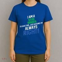 I Am A Game Runner To Save Time IM Always Right Gift T-Shirt thumb 4