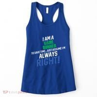 I Am A Game Runner To Save Time IM Always Right Gift Women's Tank Top thumb 0