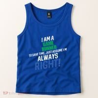I Am A Game Runner To Save Time IM Always Right Gift Tank Top thumb 2