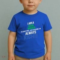 I Am A Game Runner To Save Time IM Always Right Gift Toddler T-Shirt thumb 2