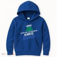 I Am A Game Runner To Save Time IM Always Right Gift Kids Hoodie thumb 0