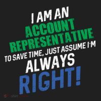 I Am An Account Representative To Save Time IM Always Right Gift Beanie thumb 2
