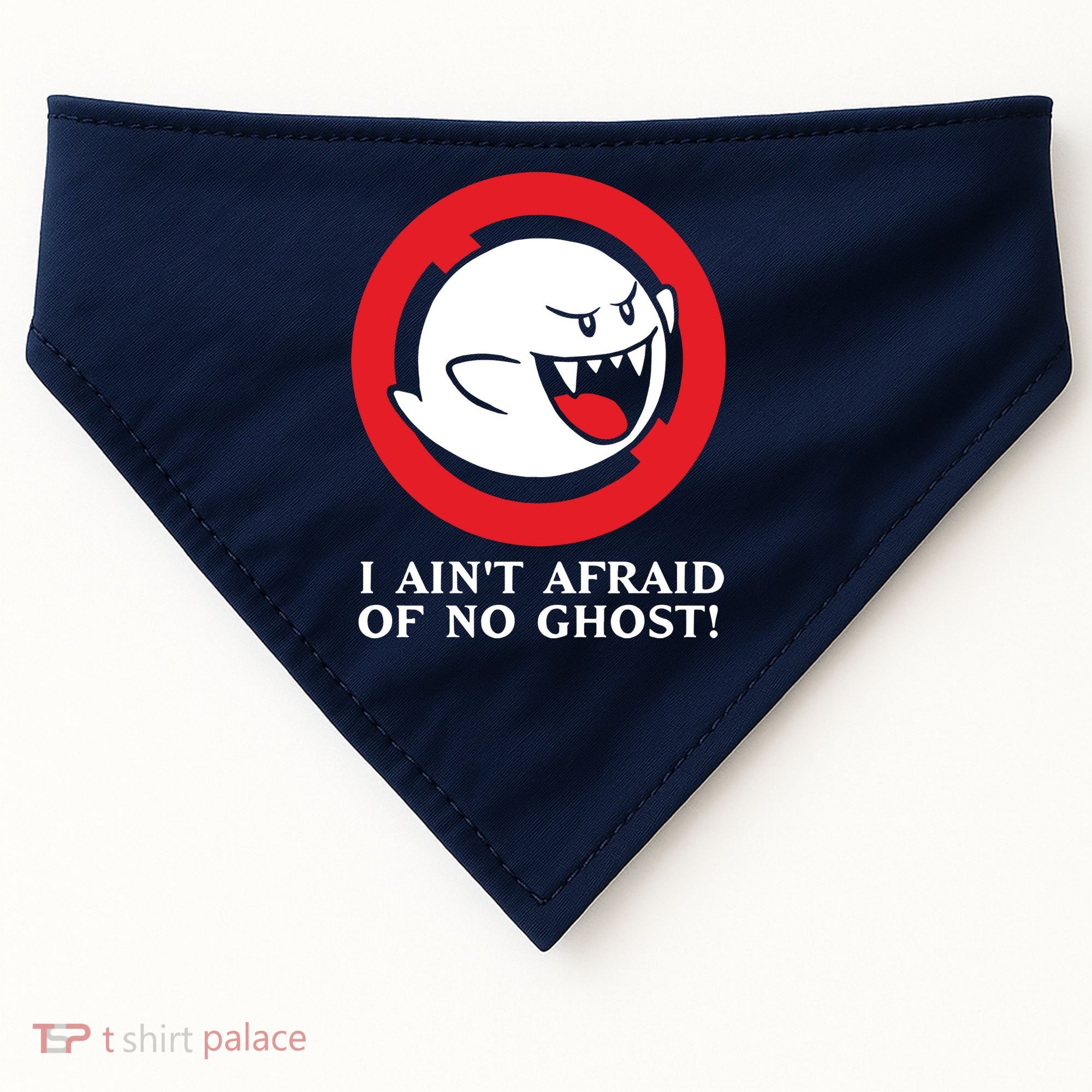 I Ain't Afraid Of No Ghost USA-Made Doggie Bandana