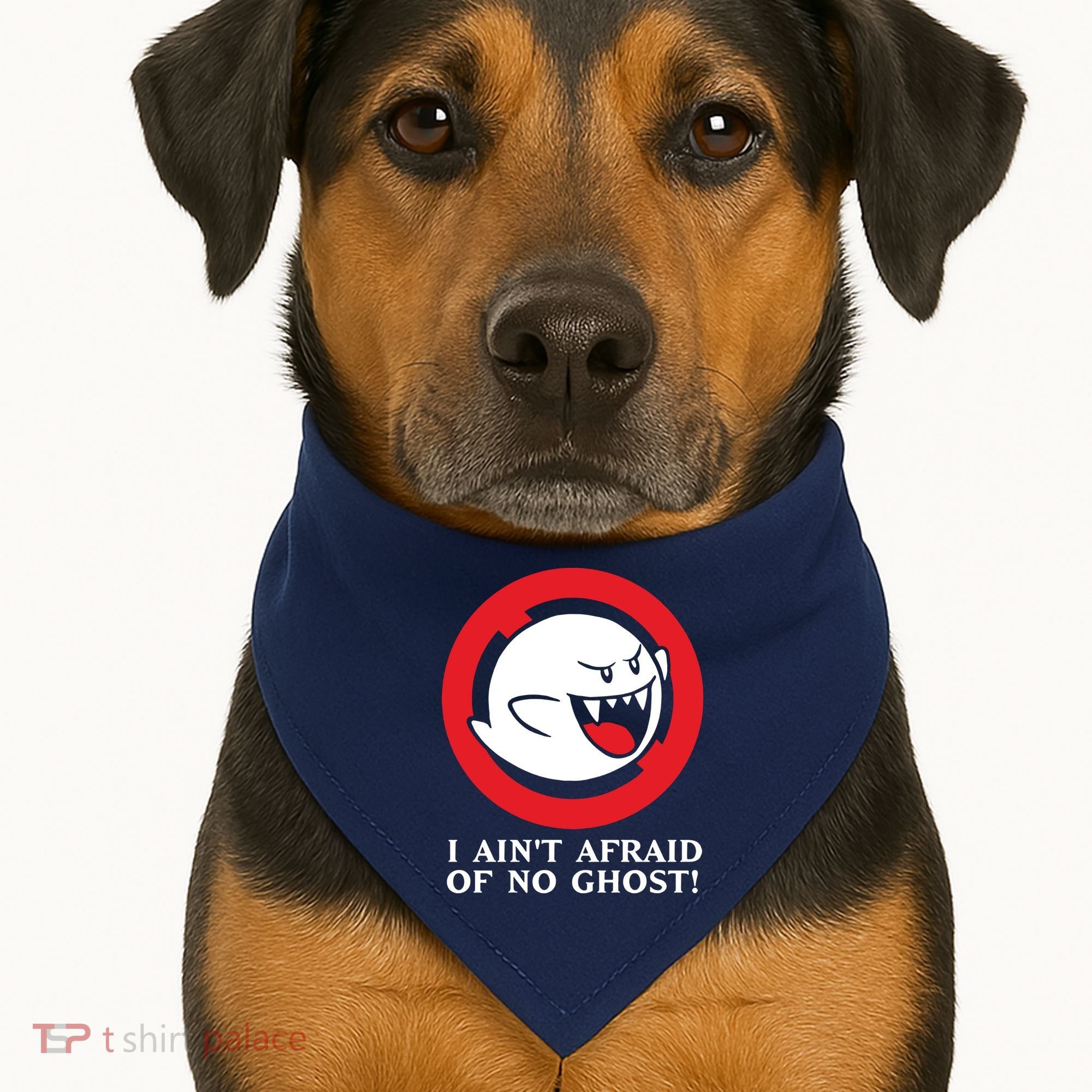 I Ain't Afraid Of No Ghost USA-Made Doggie Bandana