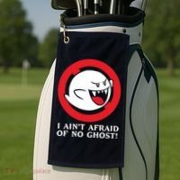 I Ain't Afraid Of No Ghost Golf Towel thumb 2