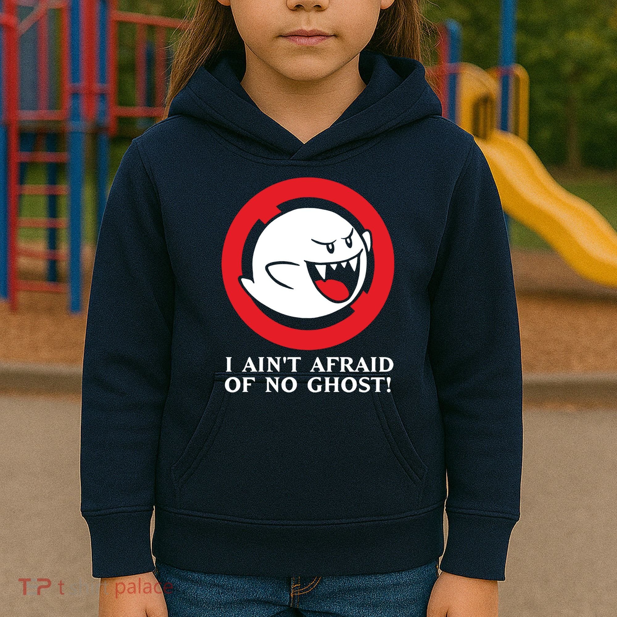 I Ain't Afraid Of No Ghost Kids Hoodie