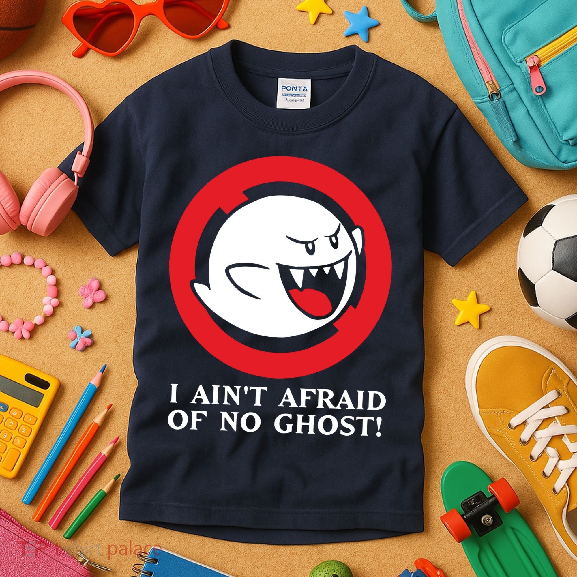 I Ain't Afraid Of No Ghost Kids T-Shirt
