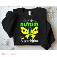 I Am A Proud Autism Grandma Sweatshirt thumb 2