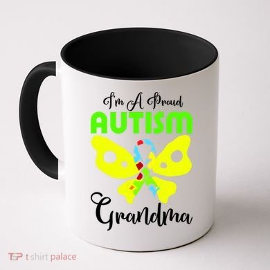 I Am A Proud Autism Grandma Coffee Mug