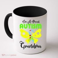I Am A Proud Autism Grandma Coffee Mug thumb 0