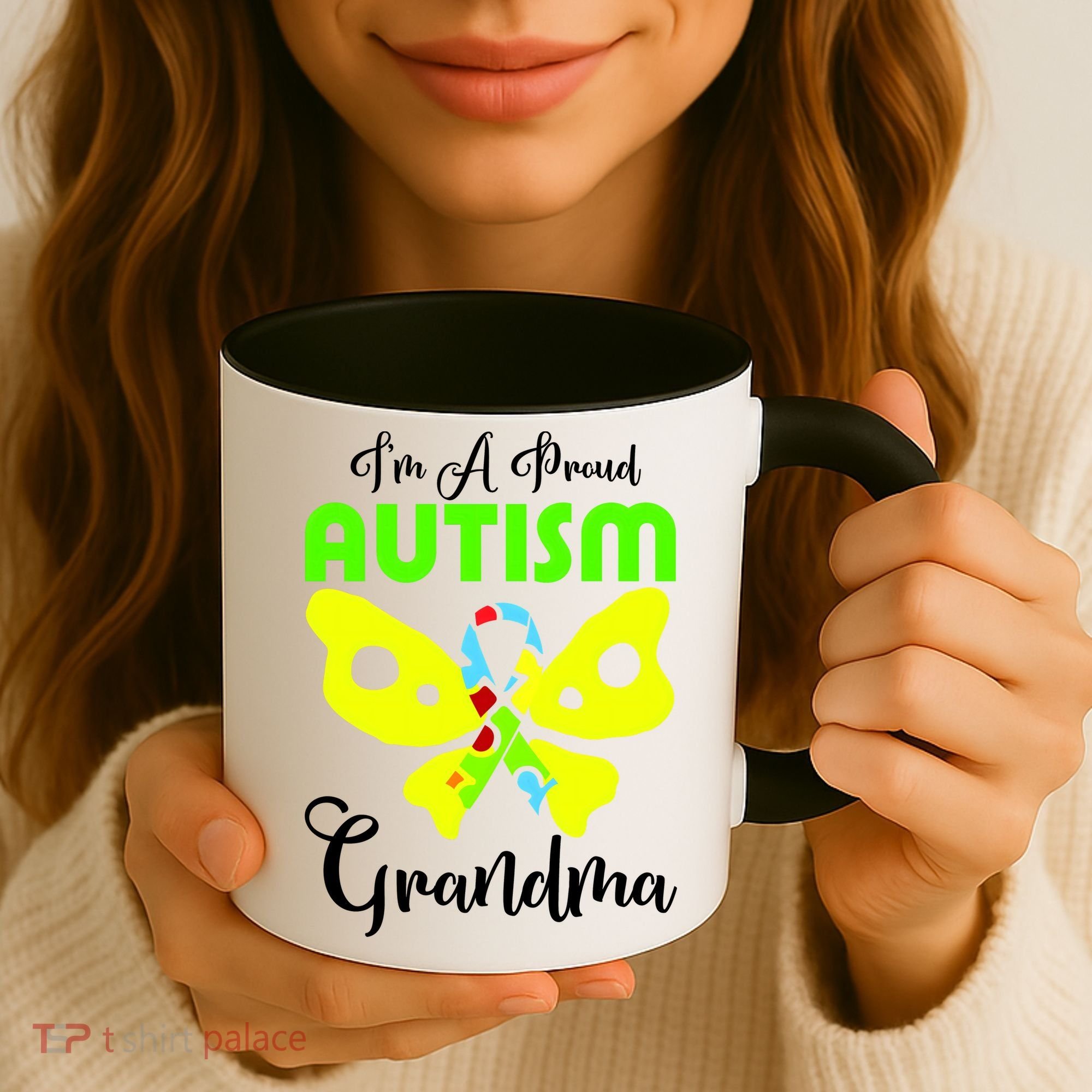 I Am A Proud Autism Grandma Coffee Mug
