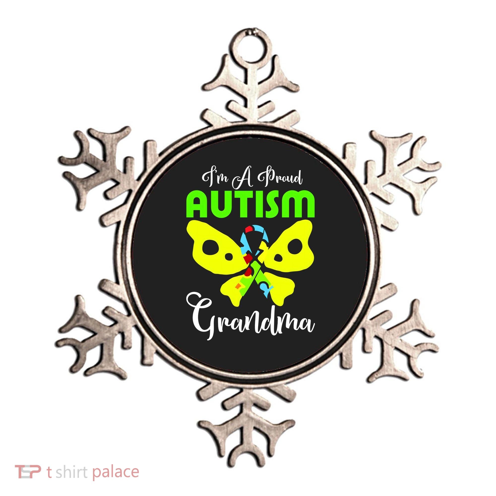 I Am A Proud Autism Grandma Ornament