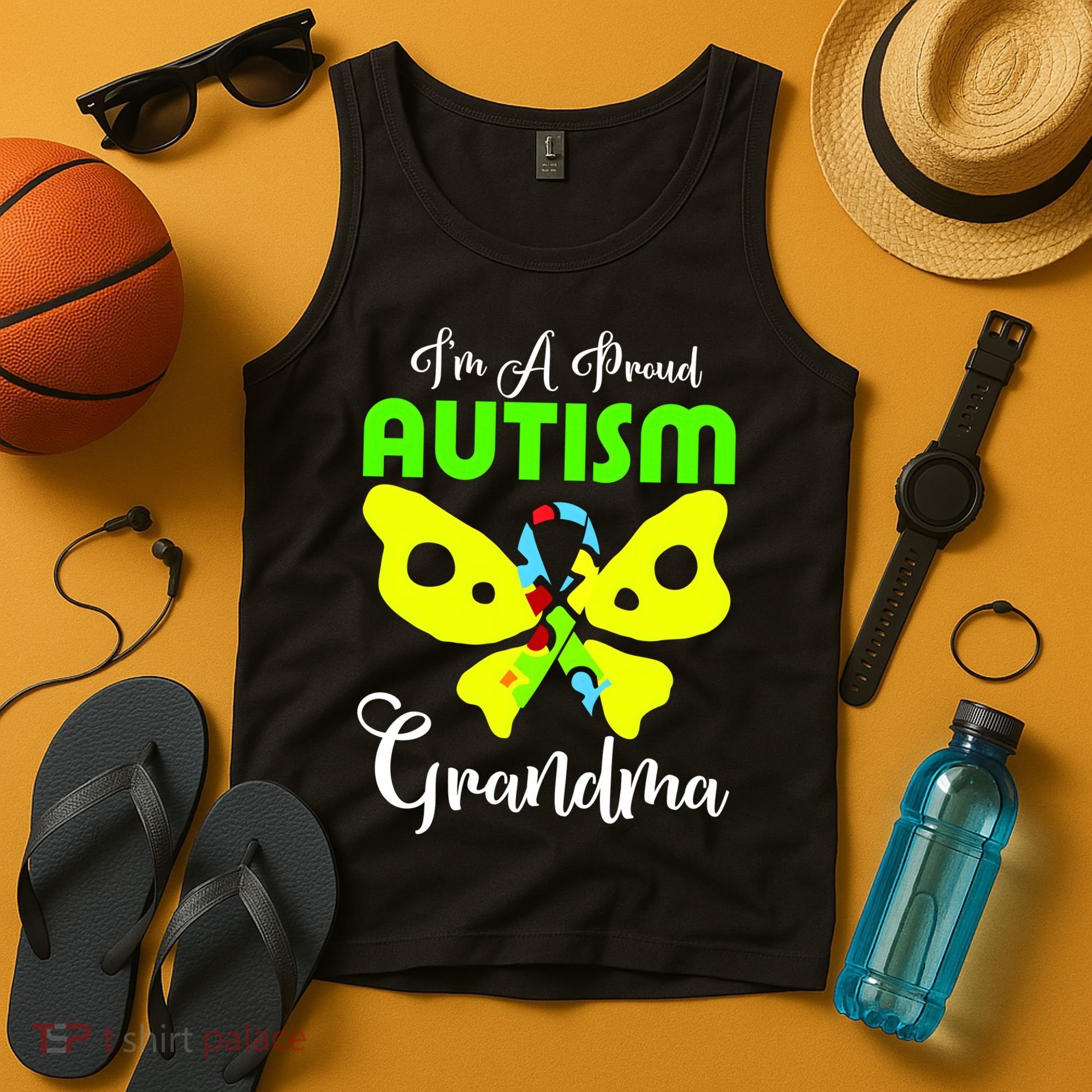 I Am A Proud Autism Grandma Tank Top