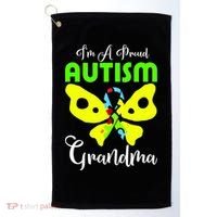 I Am A Proud Autism Grandma Golf Towel thumb 0