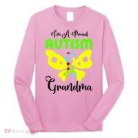 I Am A Proud Autism Grandma Long Sleeve Shirt thumb 0