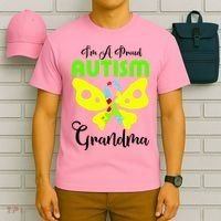 I Am A Proud Autism Grandma T-Shirt thumb 6