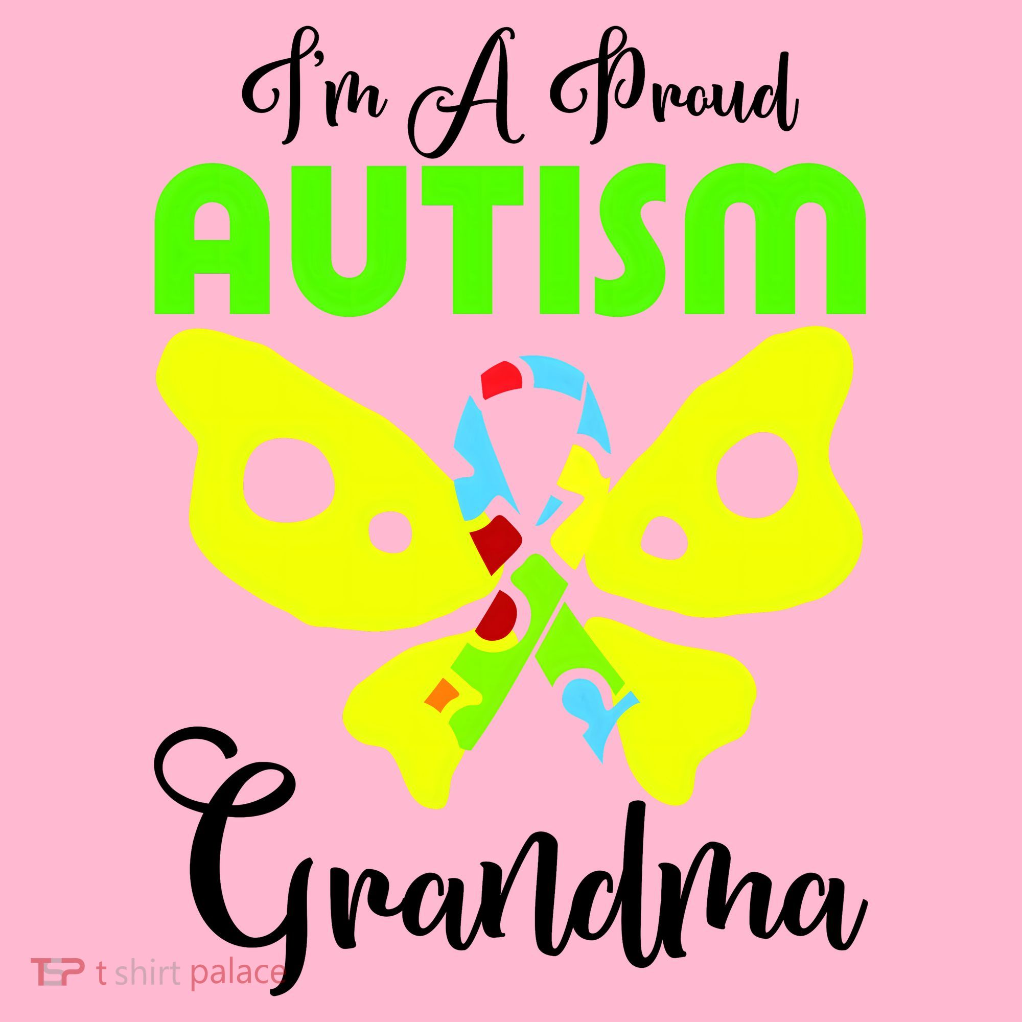 I Am A Proud Autism Grandma T-Shirt