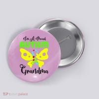 I Am A Proud Autism Grandma Button thumb 0