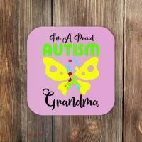 I Am A Proud Autism Grandma Coaster thumb 0
