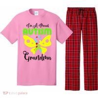 I Am A Proud Autism Grandma Pajama Set thumb 0