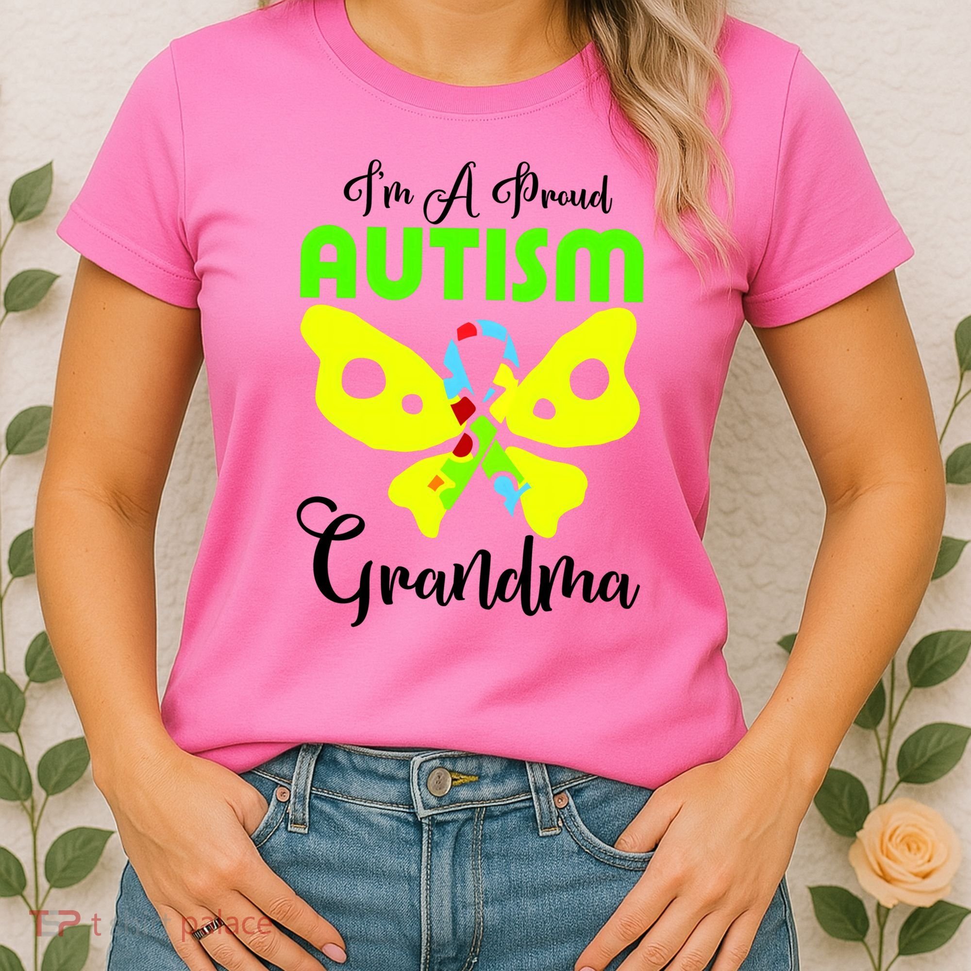 I Am A Proud Autism Grandma Women's T-Shirt