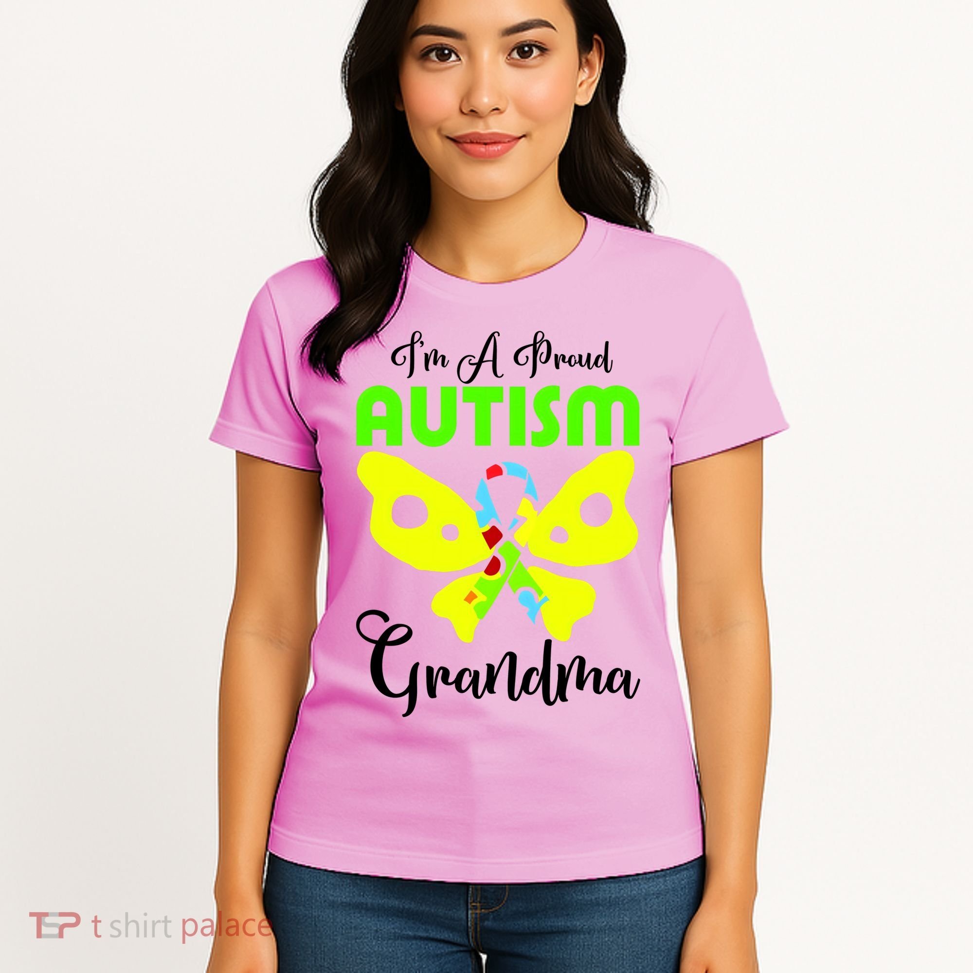 I Am A Proud Autism Grandma Women's T-Shirt
