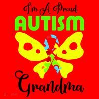 I Am A Proud Autism Grandma Santa Hat thumb 1
