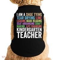 I Am A Kindergarten Teacher Cool Gift Creative Gift Doggie Tank thumb 0
