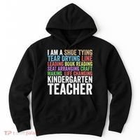 I Am A Kindergarten Teacher Cool Gift Creative Gift Hoodie thumb 0