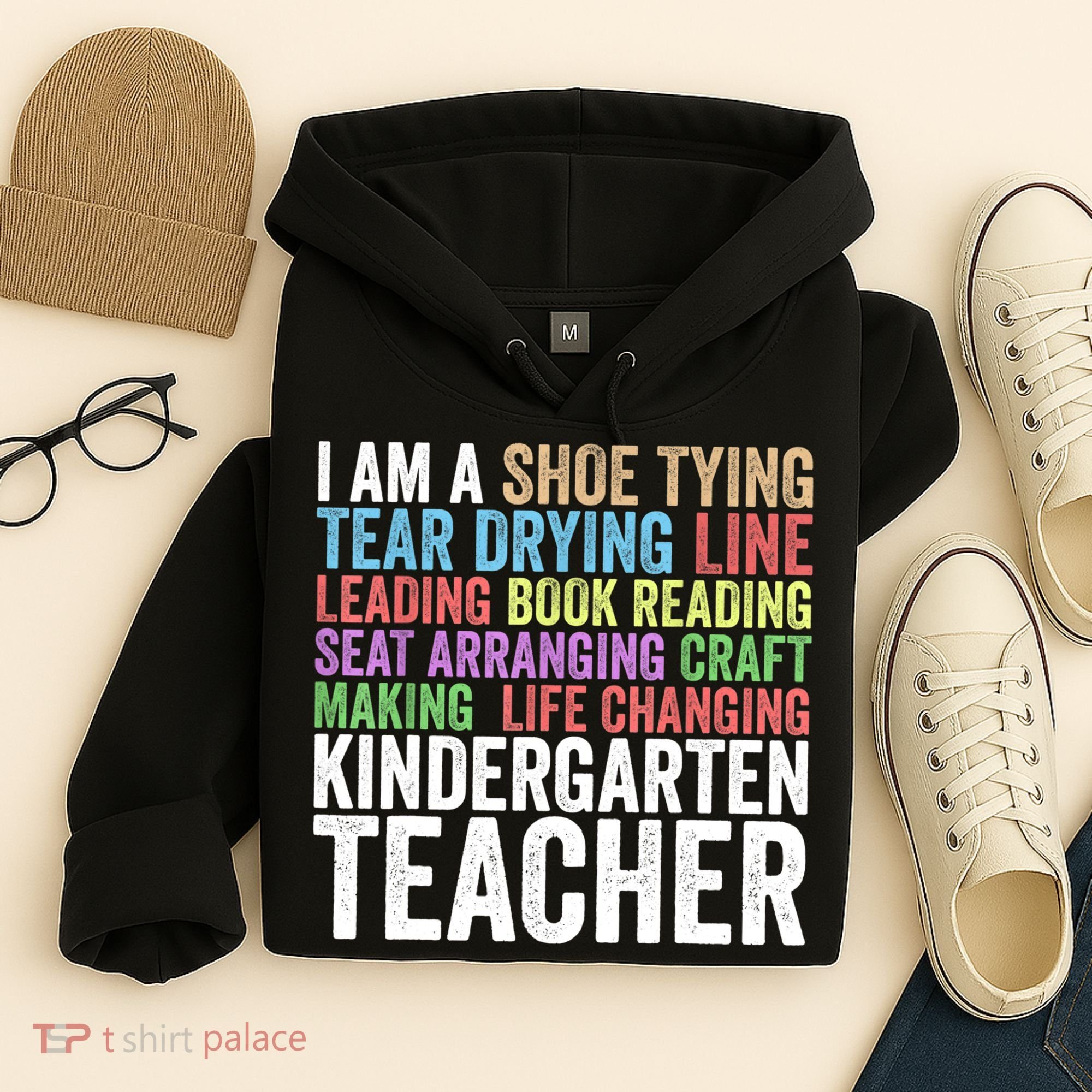 I Am A Kindergarten Teacher Cool Gift Creative Gift Hoodie