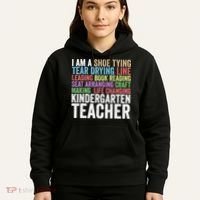 I Am A Kindergarten Teacher Cool Gift Creative Gift Hoodie thumb 5