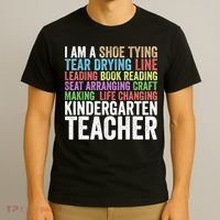 I Am A Kindergarten Teacher Cool Gift Creative Gift T-Shirt thumb 3